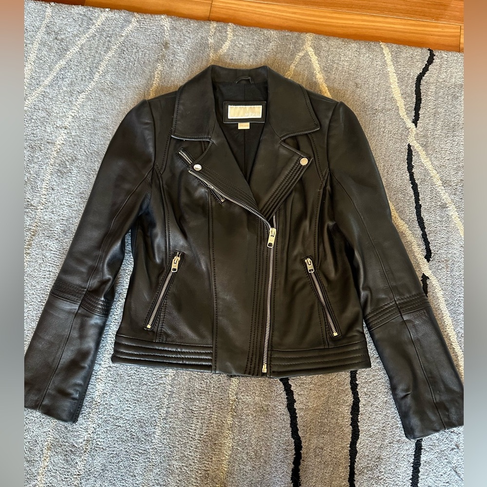 Michael Kors Leather bomber